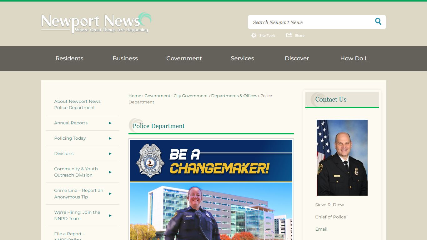 Police Department | Newport News, VA - Official Website