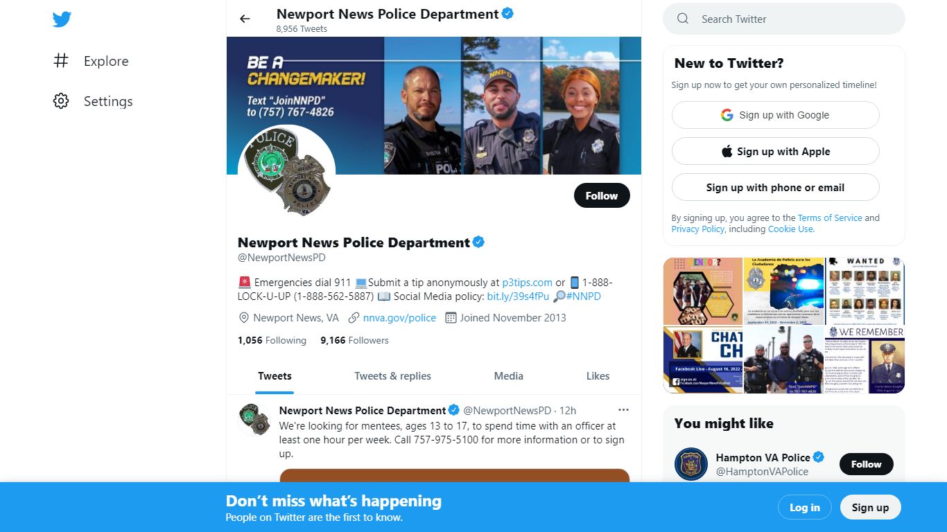 Newport News Police Department (@NewportNewsPD) | Twitter